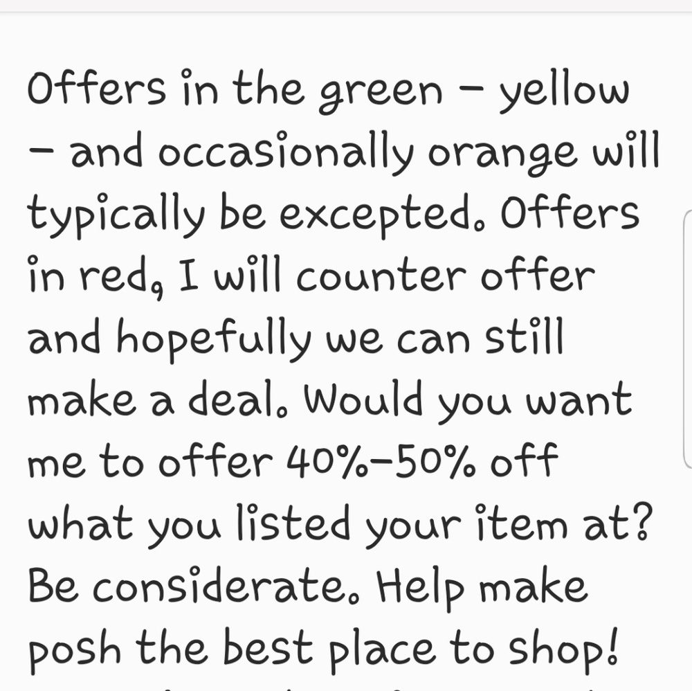 👜OFFER CHART👜 - Picture 2 of 2